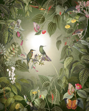 Komar Wildlife Birds Non Woven Wall Mural 200X250cm 4 Panels | Yourdecoration.co.uk