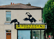 Art Print Banksy - Pelikane Fish and Chips 70x50cm
