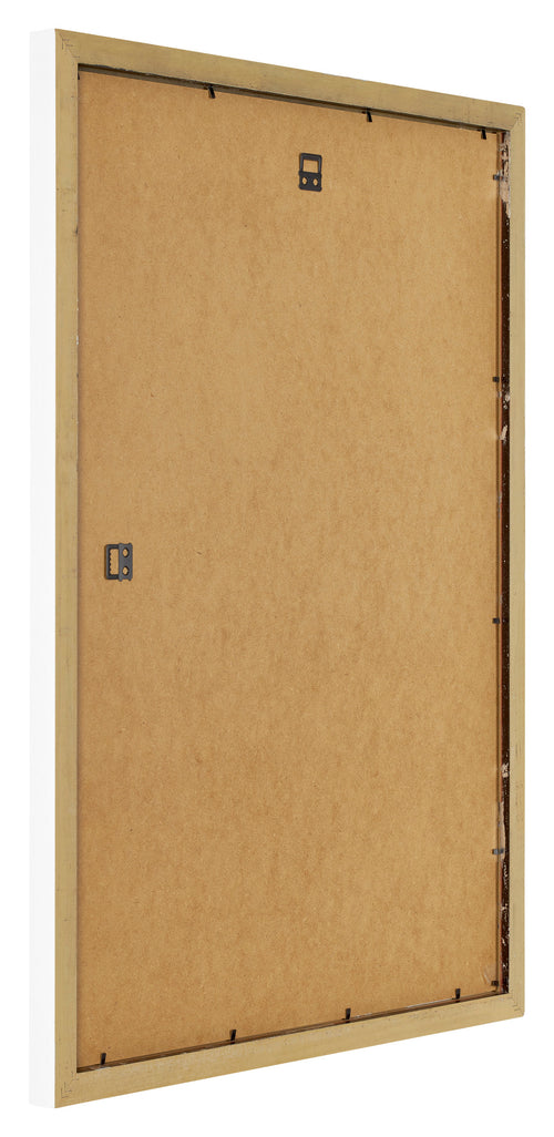 Lincoln Wood Photo Frame 21x30cm White Back Oblique | Yourdecoration.co.uk