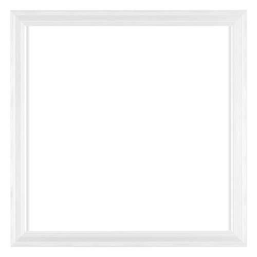 Lincoln Wood Photo Frame 40x40cm White Front | Yourdecoration.co.uk