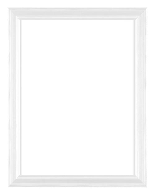 Lincoln Wood Photo Frame 45x60cm White Front | Yourdecoration.co.uk