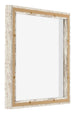 Lyon MDF Canvas Floater Frame 1 1 White Vintage Back Oblique | Yourdecoration.co.uk