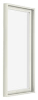 Lyon MDF Canvas Floater Frame 1 2 White Matte Front Oblique | Yourdecoration.co.uk