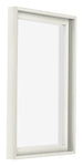 Lyon MDF Canvas Floater Frame 2 3 White Matte Front Oblique | Yourdecoration.co.uk