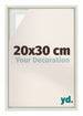 Lyon MDF Canvas Floater Frame 20x30cm White Matte Front Size | Yourdecoration.co.uk
