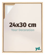 Lyon MDF Canvas Floater Frame 24x30cm Beech Front Size | Yourdecoration.co.uk