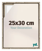Lyon MDF Canvas Floater Frame 25x30cm Sonoma Oak Voorzijde Maat | Yourdecoration.co.uk