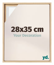 Lyon MDF Canvas Floater Frame 28x35cm Beech Front Size | Yourdecoration.co.uk