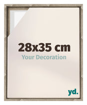 Lyon MDF Canvas Floater Frame 28x35cm Sonoma Oak Voorzijde Maat | Yourdecoration.co.uk