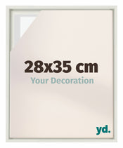 Lyon MDF Canvas Floater Frame 28x35cm White Matte Front Size | Yourdecoration.co.uk
