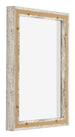 Lyon MDF Canvas Floater Frame 3 4 White Vintage Back Oblique | Yourdecoration.co.uk
