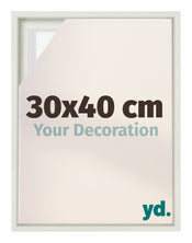 Lyon MDF Canvas Floater Frame 30x40cm White Matte Front Size | Yourdecoration.co.uk