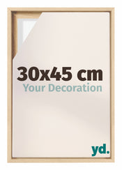 Lyon MDF Canvas Floater Frame 30x45cm Beech Front Size | Yourdecoration.co.uk