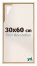 Lyon MDF Canvas Floater Frame 30x60cm Beech Front Size | Yourdecoration.co.uk