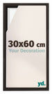 Lyon MDF Canvas Floater Frame 30x60cm Oak Dark Front Size | Yourdecoration.co.uk
