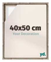 Lyon MDF Canvas Floater Frame 40x50cm Sonoma Oak Voorzijde Maat | Yourdecoration.co.uk