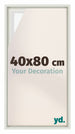 Lyon MDF Canvas Floater Frame 40x80cm White Matte Front Size | Yourdecoration.co.uk
