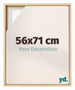 Lyon MDF Canvas Floater Frame 56x71cm Beech Front Size | Yourdecoration.co.uk