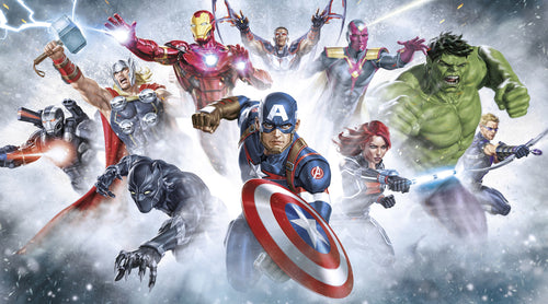 Marvel Avengers Strike Wall Mural DX9 199 | Yourdecoration.co.uk