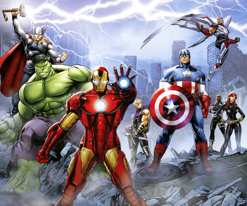 Marvel Avengers Ultimate Warriors Wall Mural DX6 183 | Yourdecoration.co.uk