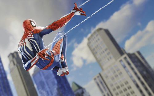 Marvel Spider Man Spider Shooting Wall Mural DX8 240 | Yourdecoration.co.uk