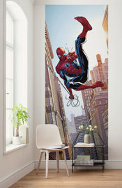 Marvel Spider Man Swinging Interior Wall Mural DX2 232 | Yourdecoration.co.uk