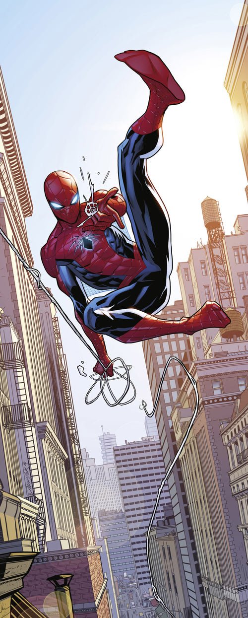Marvel Spider Man Swinging Wall Mural DX2 232 | Yourdecoration.co.uk