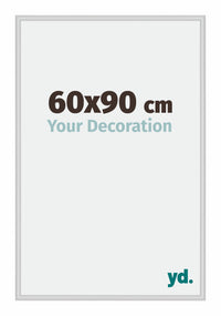 Miami Aluminium Photo Frame 60x90cm Silver Matt Front Size | Yourdecoration.co.uk