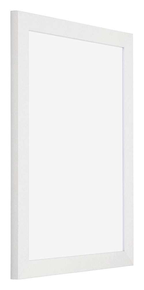 Mura MDF Photo Frame 18x24cm White High Gloss Front Oblique | Yourdecoration.co.uk
