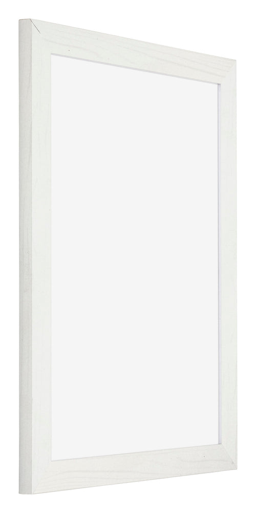 Mura MDF Photo Frame 18x24cm White Wiped Front Oblique | Yourdecoration.co.uk