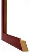 Mura MDF Photo Frame 18x24cm Winered Wiped Detail Intersection | Yourdecoration.co.uk