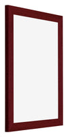 Mura MDF Photo Frame 18x24cm Winered Wiped Front Oblique | Yourdecoration.co.uk