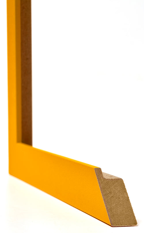 Mura MDF Photo Frame 18x24cm Yellow Detail Intersection | Yourdecoration.co.uk