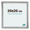 Mura MDF Photo Frame 20x20cm Gray Wiped Front Size | Yourdecoration.co.uk