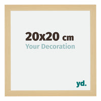 Mura MDF Photo Frame 20x20cm Maple Decor Front Size | Yourdecoration.co.uk