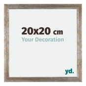 Mura MDF Photo Frame 20x20cm Metal Vintage Front Size | Yourdecoration.co.uk