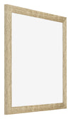 Mura MDF Photo Frame 20x20cm Sonoma Oak Front Oblique | Yourdecoration.co.uk