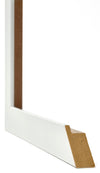 Mura MDF Photo Frame 20x20cm White Wiped Detail Intersection | Yourdecoration.co.uk
