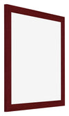 Mura MDF Photo Frame 20x20cm Winered Wiped Front Oblique | Yourdecoration.co.uk
