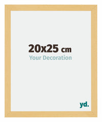 Mura MDF Photo Frame 20x25cm Beech Design Front Size | Yourdecoration.co.uk