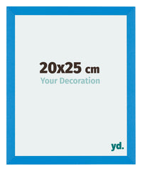 Mura MDF Photo Frame 20x25cm Bright Blue Front Size | Yourdecoration.co.uk