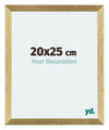 Mura MDF Photo Frame 20x25cm Gold Shiny Front Size | Yourdecoration.co.uk