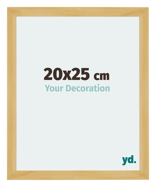 Mura MDF Photo Frame 20x25cm Pine Design Front Size | Yourdecoration.co.uk