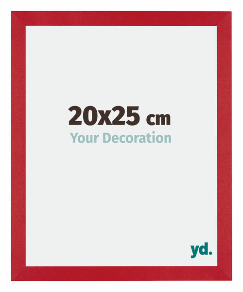 Mura MDF Photo Frame 20x25cm Red Front Size | Yourdecoration.co.uk