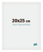 Mura MDF Photo Frame 20x25cm White High Gloss Front Size | Yourdecoration.co.uk