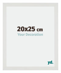 Mura MDF Photo Frame 20x25cm White Matte Front Size | Yourdecoration.co.uk