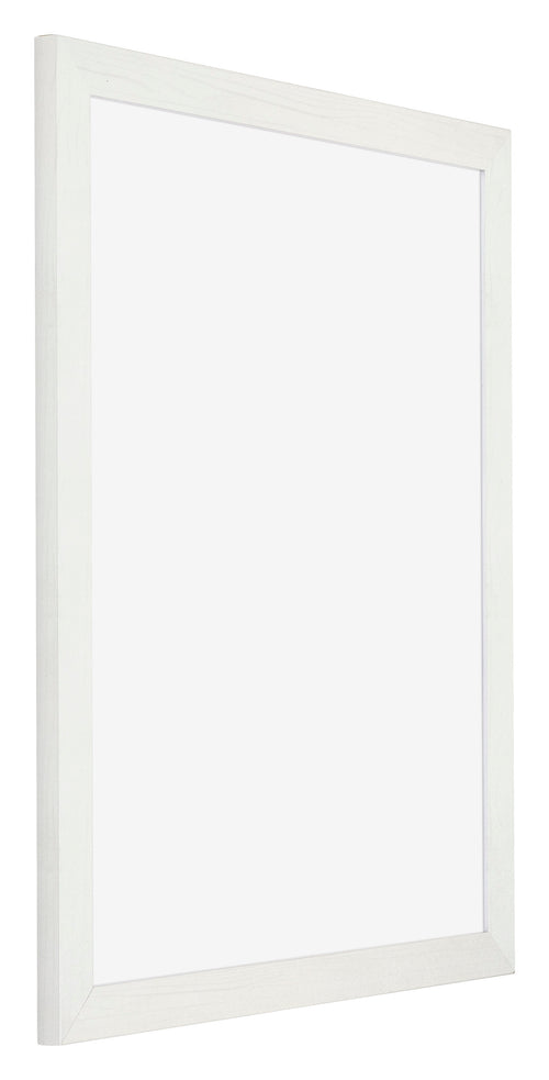 Mura MDF Photo Frame 20x25cm White Wiped Front Oblique | Yourdecoration.co.uk
