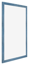 Mura MDF Photo Frame 20x28cm Bright Blue Swept Front Oblique | Yourdecoration.co.uk