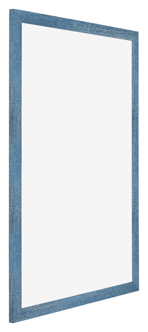 Mura MDF Photo Frame 20x28cm Bright Blue Swept Front Oblique | Yourdecoration.co.uk