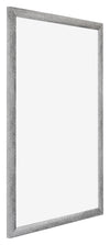 Mura MDF Photo Frame 20x28cm Gray Wiped Front Oblique | Yourdecoration.co.uk